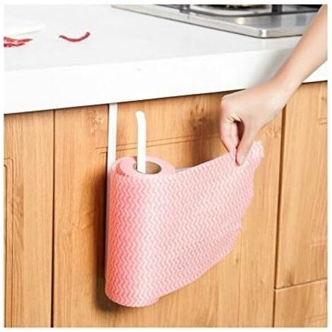 royaluxe-Distributeur de Papier essuie-Tout sous Armoire Support pour Rouleau de Papier sans perçage pour Cuisine Salle de Bain(1 pièces) (1/4)