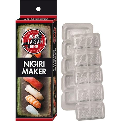 Nigiri Transformer pour Sushi Plastique PP, Blanc, 18 x 14 x 21 cm (1/5)