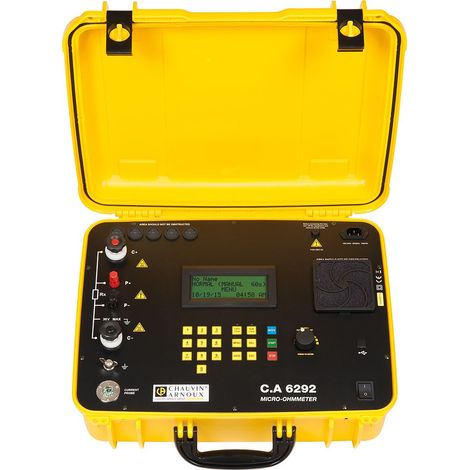 Micro-ohmmètre Chauvin Arnoux Ca 6292, 1 O, résolution 1µO ( Prix pour 1 )