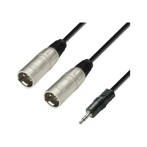 Cable Jack 3,5 St A 2 Xlr Macho 3m Adam Star3 K3ywmm0300