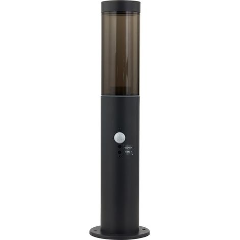 [GEBRAUCHT] B-Ware Lindby Sockellampe Außenleuchte Statius Anthrazit Eisen Sensor 45 Cm805