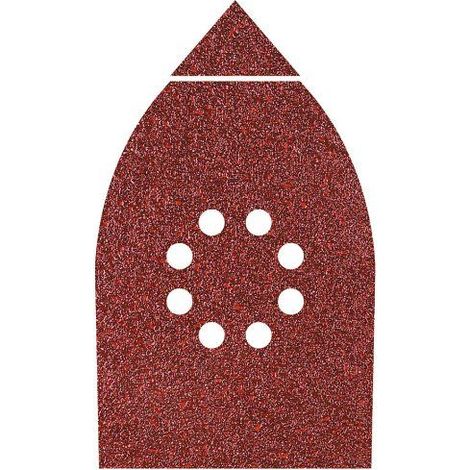 wolfcraft Patins abrasifs auto-agrippants pour bois/métal, 107 x 142 mm-1793000 (1/3)