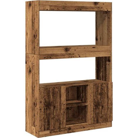 Maison Exclusive - Highboard Altholz-Optik 92x33x140 cm Holzwerks