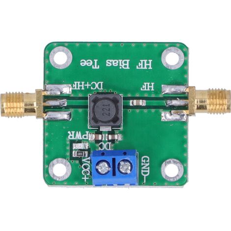 Bias Tee RF coaxial DC‑bloqueur 100K‑150MHz, alimentation pour ondes longues/moyennes/courtes/ultra-courtes (1/5)
