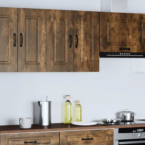 vidaXL Armario de pared para cocina Kalmar de roble ahumado (1/5)