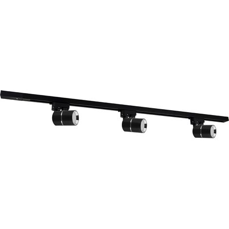 Faretto a binario 3xGU10 35W nero Dior Ideus 04258 (1/2)
