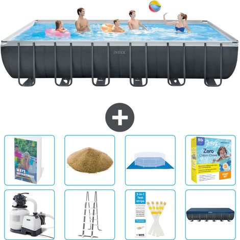 Ultra XTR Pool Rechteckig - 732x366x132 cm - 9-teilig S692