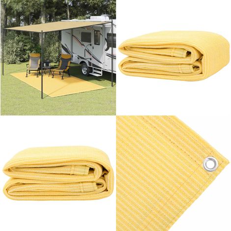 Tapis de tente 250x450 cm Beige - Tapiss De Tente - Tapis De Camping - Tapis Extérieur - Tapis Imperméable - Tapis Résistant - Home & Living (1/5)