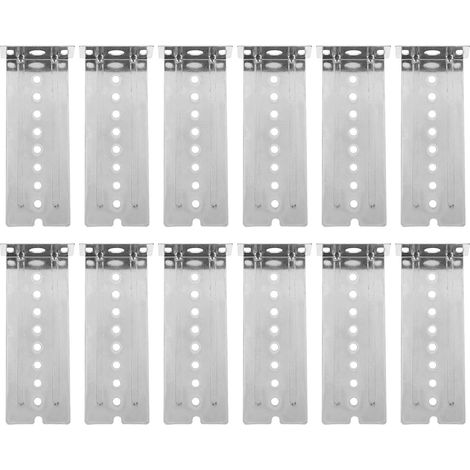 Hohopeti Lot de 12 supports pour tiroir coulissant clavier - montage (1/5)