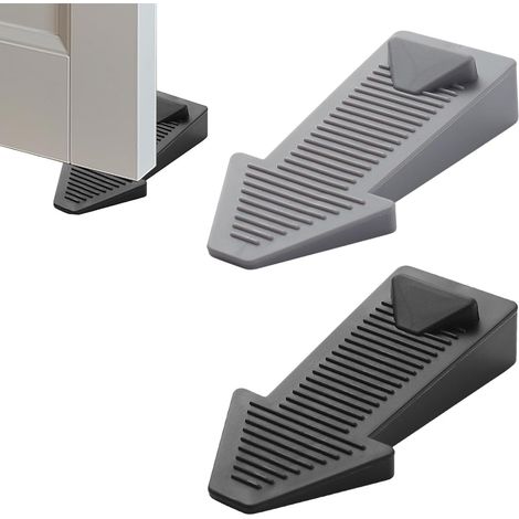 8 Pcs cale porte, cale porte sol, calle porte sol, Cale Porte Sol Caoutchouc, Antidérapante Bloc Hauteur Réglable Arrêt de Porte, Non Toxique, Non Odeur, pour Carrelage, Sol (1/5)