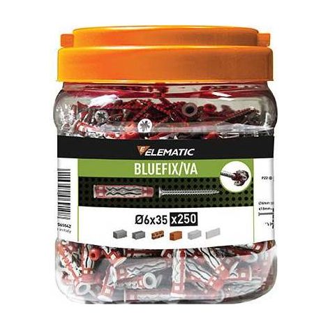 TASSELLO NYLON BLUEFIX/VA 6 TSP PROMOPACK ELEMATIC