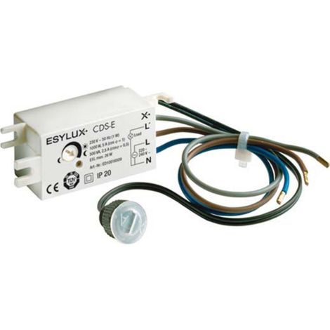 ESYLUX ED10016509 Dämmerungsschalter Weiß 230 V 1 Schließer