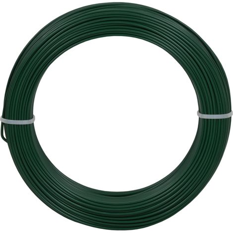 Corderie Italiane 002079644 Filo ferro plastica, verde, 3,2 mm, 50 mt (1/2)