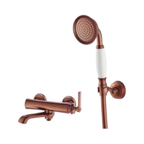 Mezclador de baño-ducha con rociador y soporte Paini Lady's Auburn
