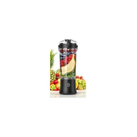 Mixeur/extracteur de jus électrique portable, lames en acier inoxydable, chargement USB, (1/5)