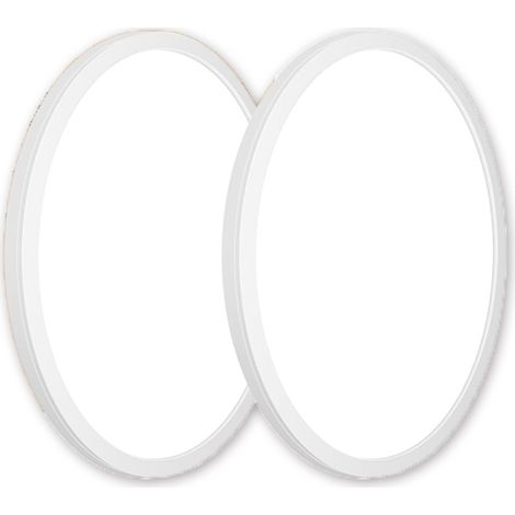 Plafonnier LED - 23 W - Lumière Blanche - Étanche IP44 - Protection Des Yeux - Ultra Fin 2,5 Cm - Pour Salle De Bain Chambre Salon - Lot De 2 (1/5)
