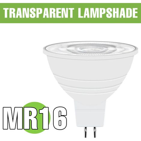 Lampes de croissance pour plantes Ampoules pour lustre GU5.3 220V (MR16 transparentes, blanc froid, 5 W) pour salon et chambre, éclairage doux. (1/5)