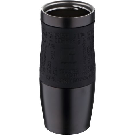 TERMO MUG 400 ML. A.INOX. NEGRO - (1/4)