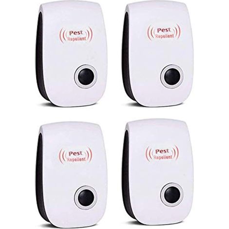 Ultrasonic Mice And Rats Repeller Ultrasonic Electronic Insect Rodent Repeller Plug-in Pest Repellent Mosquitoes Mice Rats Flies Cockroaches Ants And Rodents 4PACK (1/5)