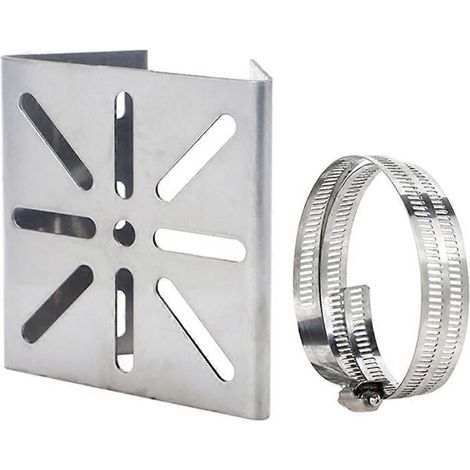 universelles Adapterplatten-Set mit langem Arm und Kameramontageplatte aus Edelstahl für die mastmontierte Außenüberwachung (1/5)