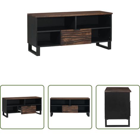 Walnuss TV-Schrank - TV-Einheiten Walnuss 105 x 33 x 46 cm Holzwerkstoff (1/5)