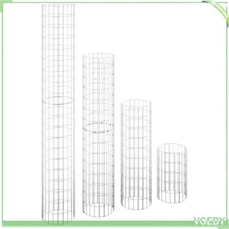 Lits surélevés gabion circulaires - FAFEICY - 152023 - 4 pcs - Acier galvanisé - Ø30×50/100/150/200 cm (1/5)