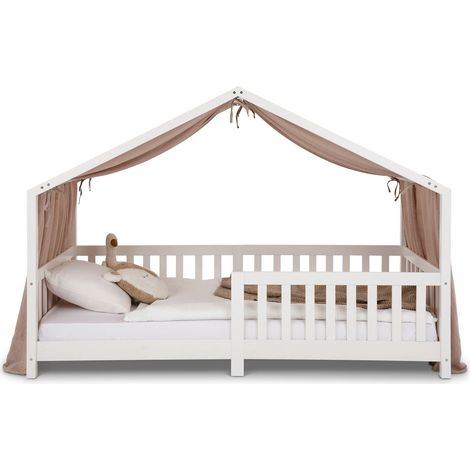 Rideau de lit LIAN Taupe