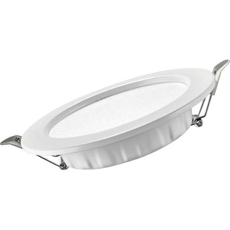 Downlight LED ultra-mince pour la maison, anti-éblouissement, spot encastré, salon, chambre à coucher, protection des yeux, économie d'énergie, lampe en boîte, plafonnier commercial,4 pack-7W (1/5)