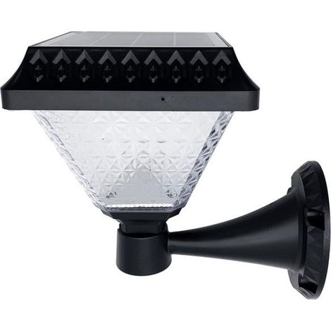 Lanterne Murale de Jardin Solaire Crépusculaire IP65 2W - SILUMEN