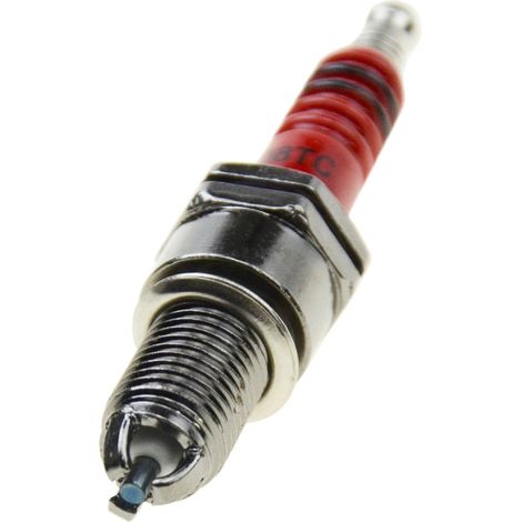 Bougie d'allumage D8TC à 3 électrodes pour moto, scooter, kart et moteur 4 temps - Remplacement haute performance-x