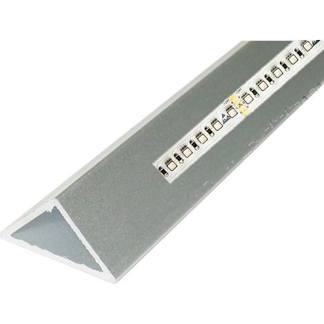 IluminaShop - Perfil de Aluminio Triangular para Esquina 12V/24V 2 metros (1/3)