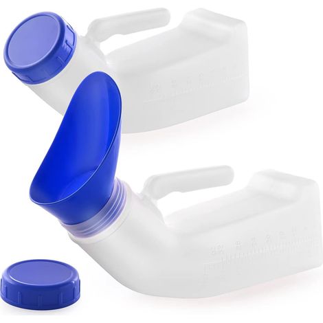 Unisex Plastic Urinals for Men Women Screw Lid Spill Proof Portable Toilet Urinals for Car Outdoor Travel (1/5)