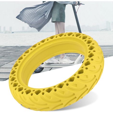 Pneu Antidérapant 8,5" pour Xiaomi M365, Scooter Électrique - Antidérapant et Anti-Explosion (Jaune) (1/5)