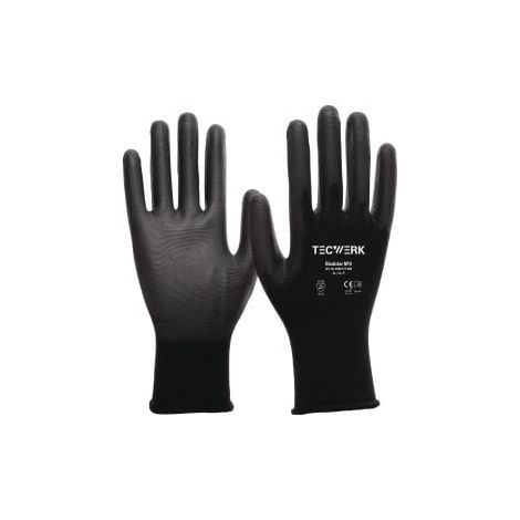 Gants Blackstar NPU Taille 7 (M) noir EN 388 EPI II TECWERK (1/2)