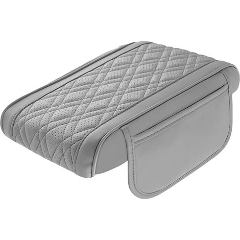 Coussinet d'accoudoir de voiture, housse de protection imperméable en cuir synthétique pour accoudoir de voiture, repose-poignet avec bande élastique, résistant aux rayures, pour camion S (1/5)