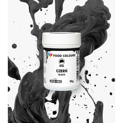 Colorante alimentare in gel nero 35 g