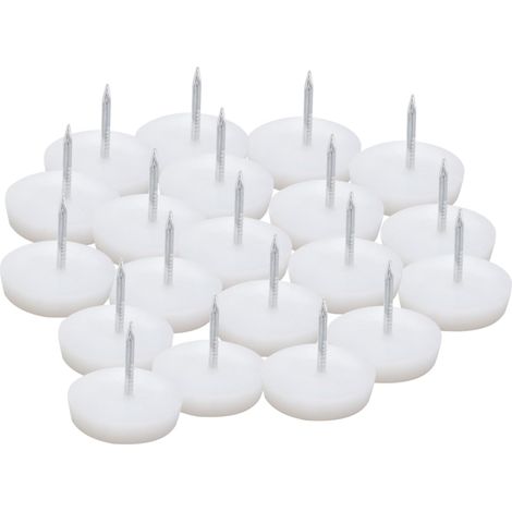 clous et punaises de canapé en nylon blanc pour rehausser