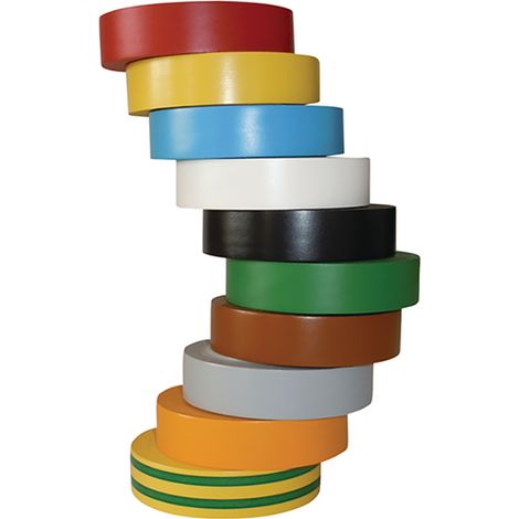 HellermannTyton 710-00146 710-00146 Nastro isolante HelaTape Flex 15 Rosso, Grigio, Giallo, Verde, Blu, Arancione, Bian (1/2)