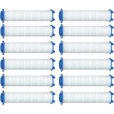 12-teiliger Duschfilter für hartes Wasser – XU, Hocheffiziente Chlor- und Fluoridentfernung – KZQ (1/4)