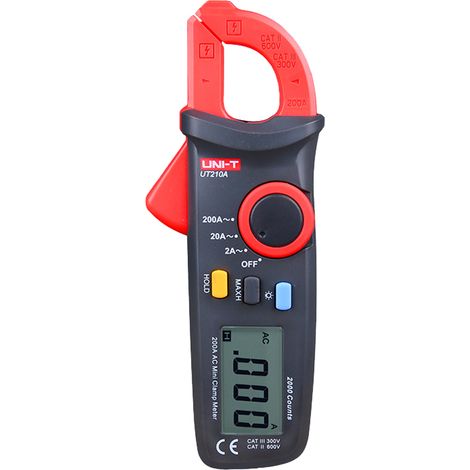 UT 210A MINI PINCE AMPÈREMÉTRIQUE NUMÉRIQUE, 200 A C.A. UNI-TREND 7720194 (1/2)