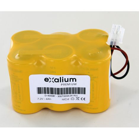 Batterie 7.2V 4Ah NiCd pour Bloc à phares 130007 URA (ACC00411001)