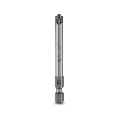 Punta per vite Phoenix Contact sf-bit-pzsl 2-70 acciaio temprato PZ2