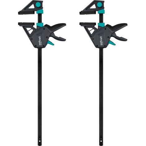 wolfcraft 2 Sargentos monomanual PRO MAX - 8662060 - El sargento de gran fuerza para las máximas exigencias profesionales (1/5)