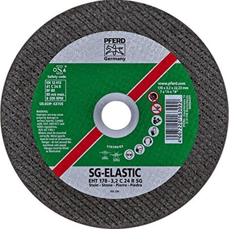 Matéiraux Disco Di Pietra C24Rsg 178X3,2Mm Pferd (1/2)