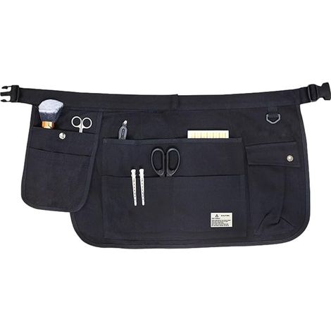 Grembiule unisex in tela, grembiule da giardino, grembiule corto con cintura regolabile e fibbia CFG003