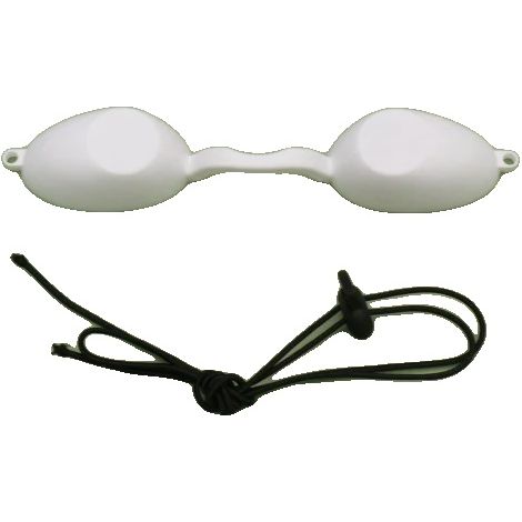 Occhiali protettivi, vestibilità regolabile, utilizzo versatile, taglia S, colore bianco (1/2)
