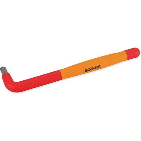 VDE 10mm kurzer Sechskant-Windeisenschlüssel  DOGHER 6010-10