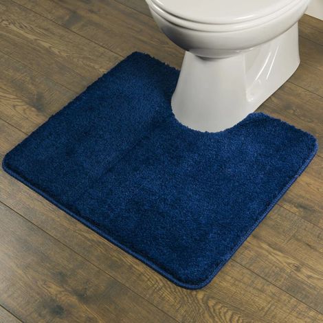 WC-Vorleger Angora 55x60 cm Blau Sealskin (1/3)