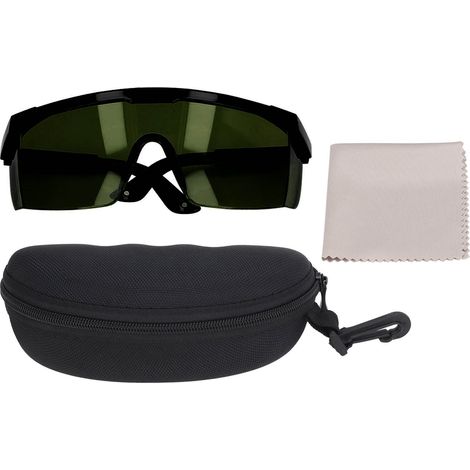 Ortviai Lunettes de soudage IR3.0 vert clair avec cadre extensible – protection UV et anti-éblouissement pour soudure électrique et TIG (1/5)