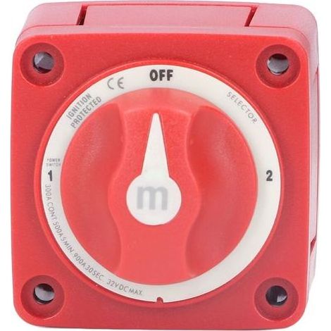 Interrupteur de batterie 300 A à 3 positions – Coupe-circuit double circuit pour bateau, voiture, camion, remorque et camping-car (1/5)